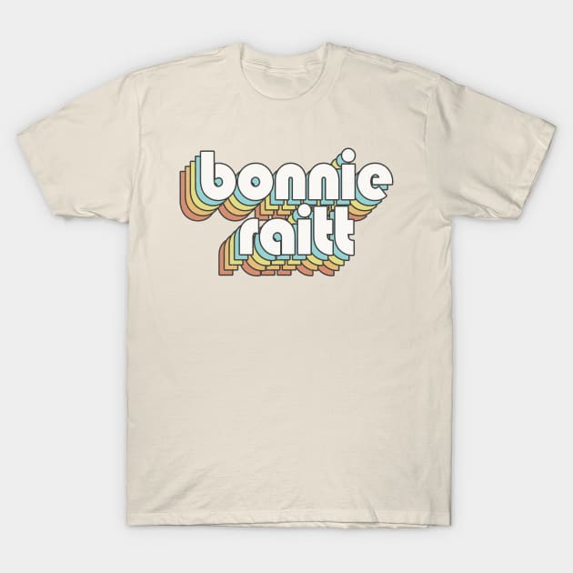 Retro Bonnie Raitt T-Shirt by Bhan Studio